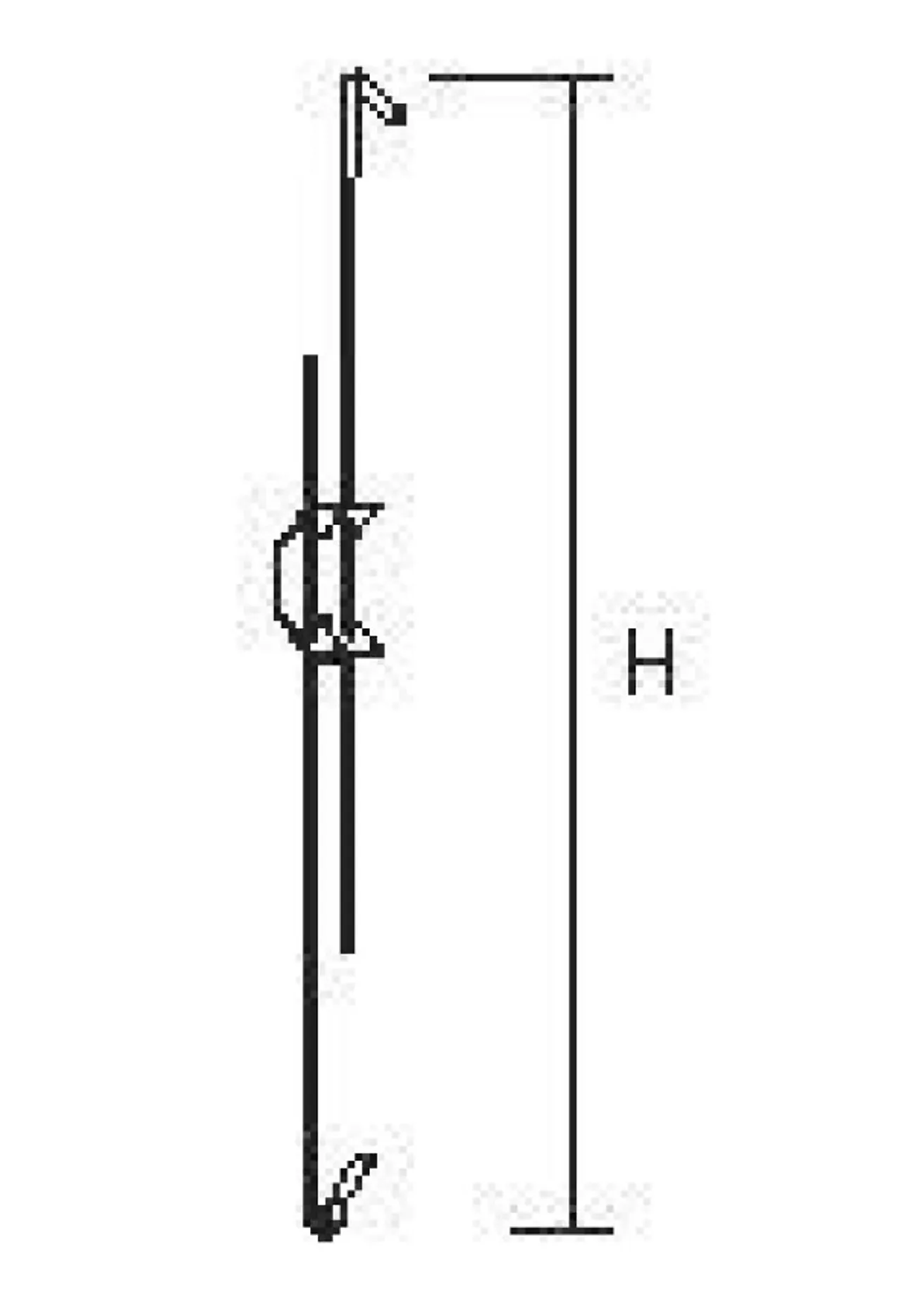 Opphengspendel justerbar 300-600 mm 100 stk Opphengspendel justerbar 300-600 mm 100 stk