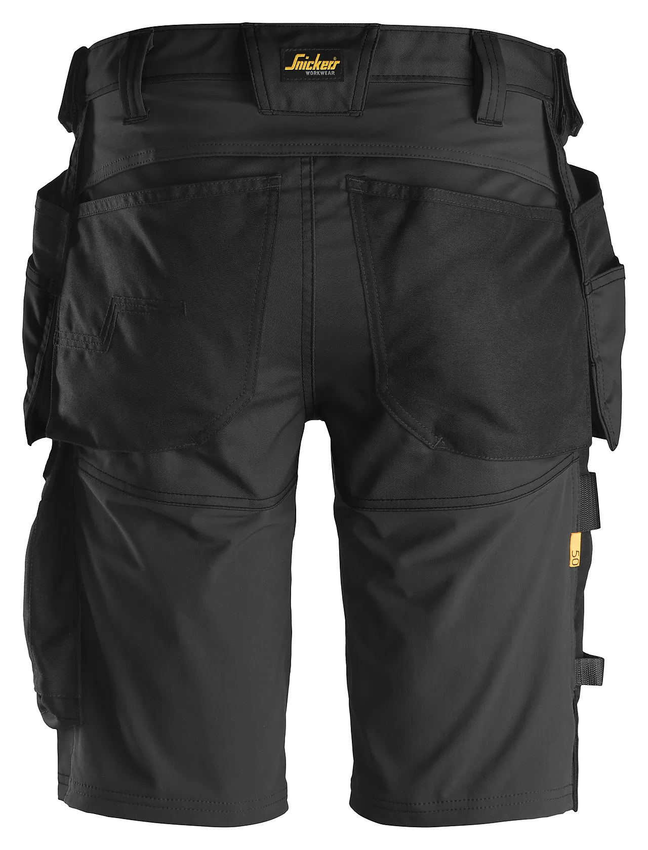 Snickers håndverkershorts 6141 sort/sort str 50 AllroundWork null - null - 2 - Miniatyr