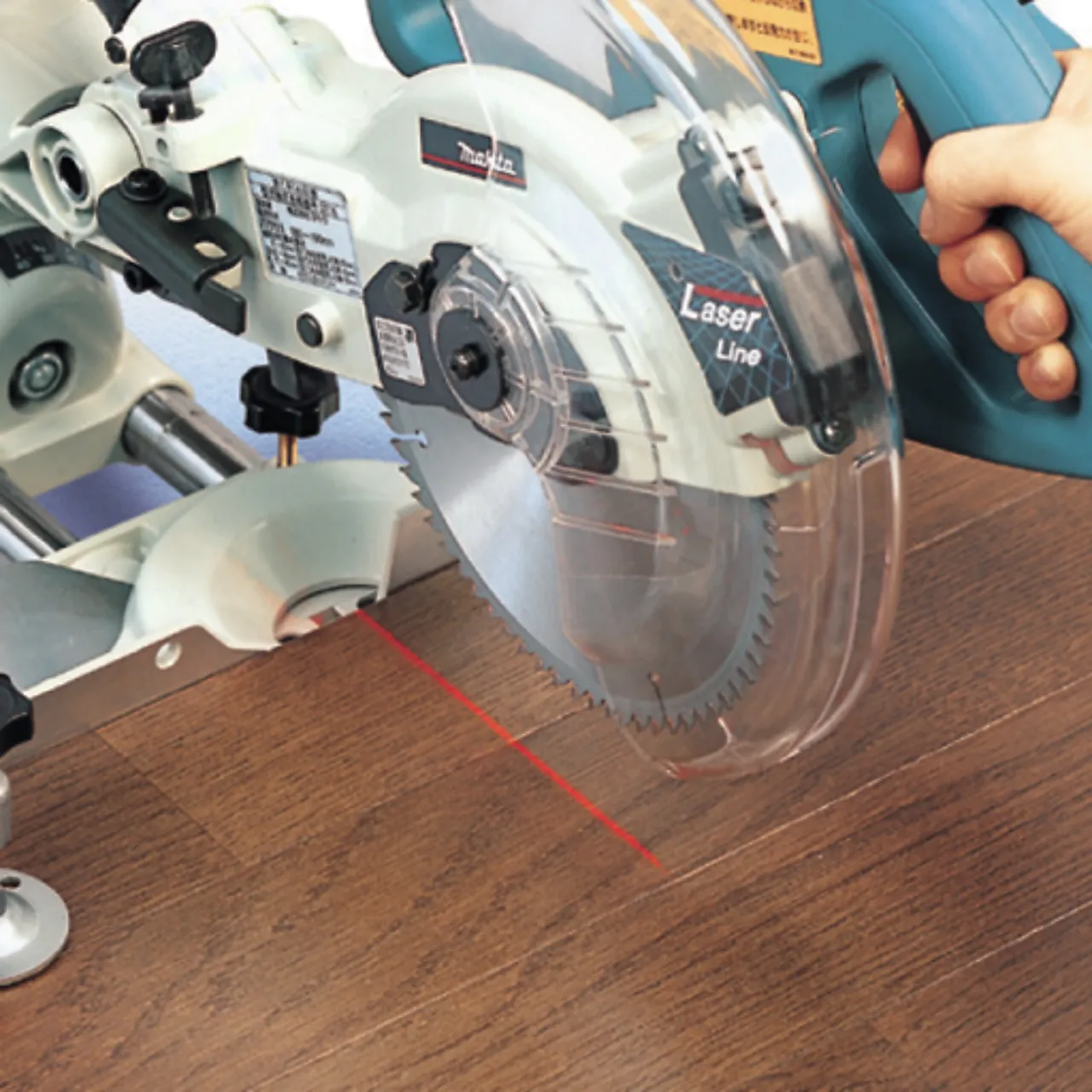 Kapp- og gjærsag 190 x 20 mm med laser null - null - 2 - Miniatyr