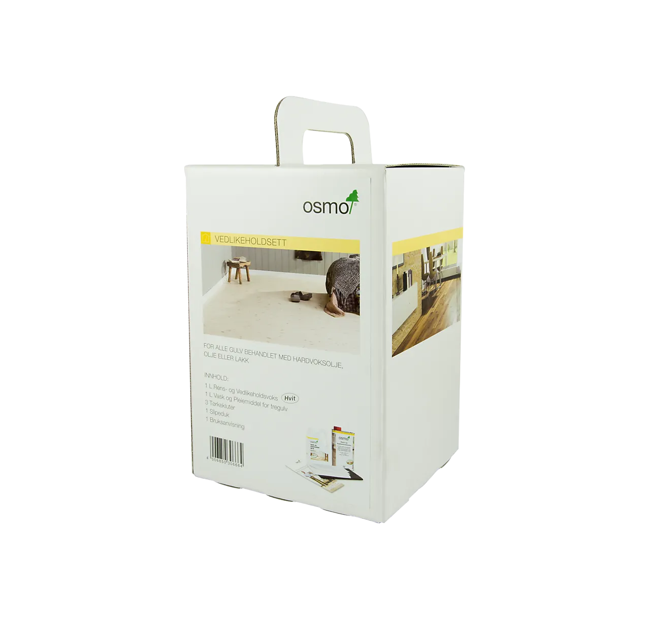 Vedlikeholdspakke gulv 3087 1 liter hvit Vedlikeholdspakke gulv 3087 1 liter hvit