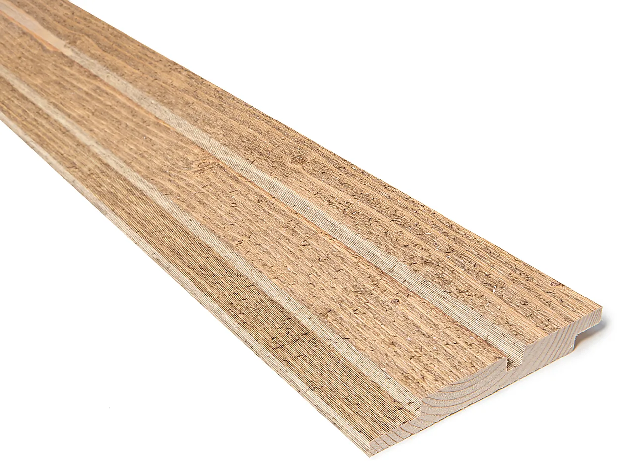 Gran 19x148  rett spor edelbrun l kledning dobbelfals rett