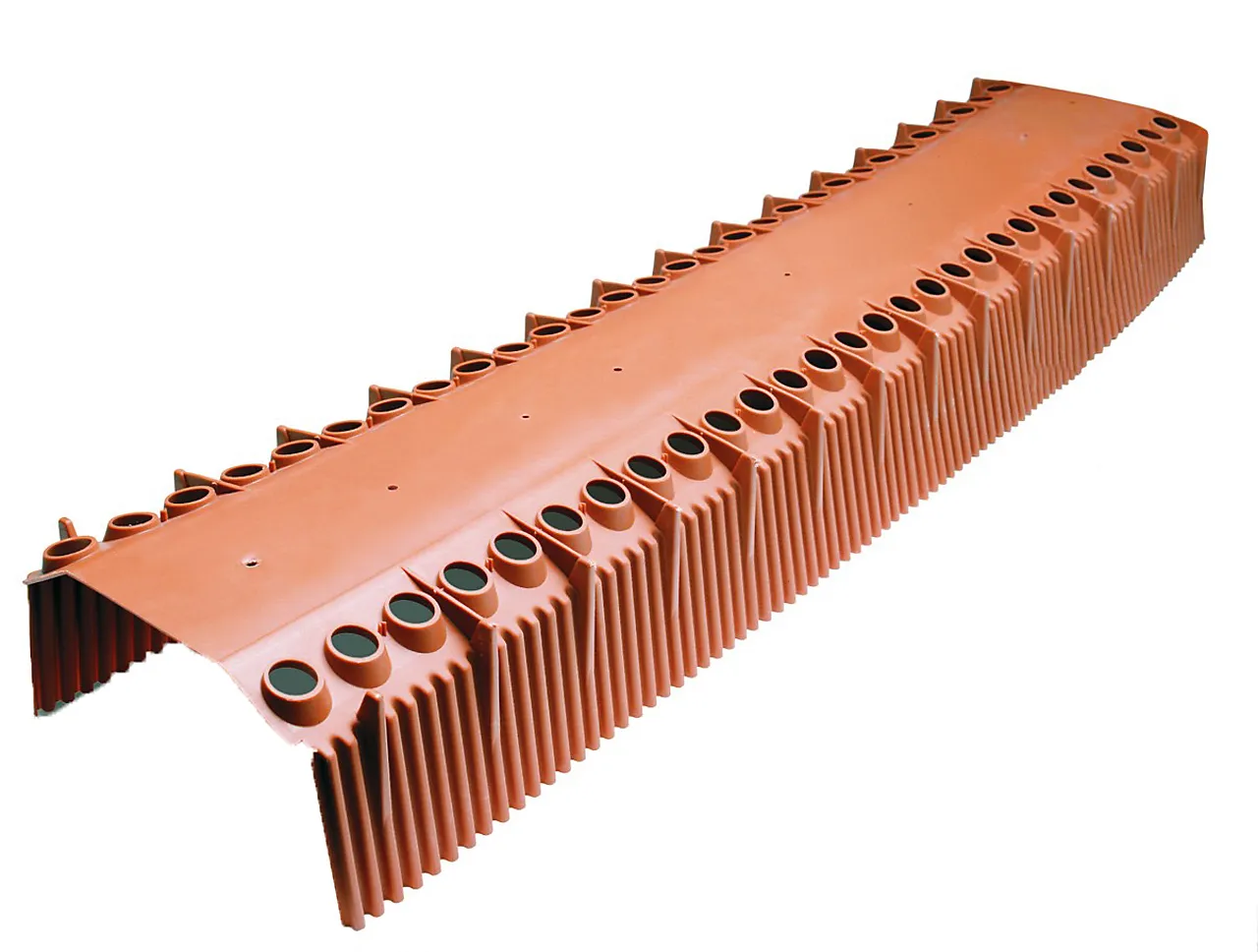 MØNEKAPPE AIRFLEXTOP TEGLRØD 75 MM 1 METERS LENGDE