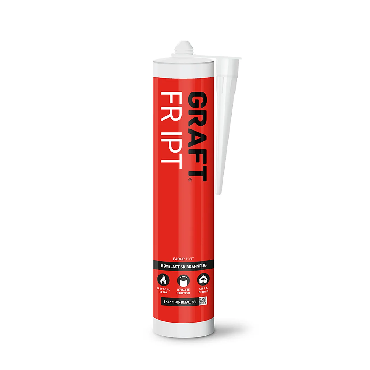 Fugemasse GRAFT IPT Multi hvit 300 ml Fugemasse GRAFT IPT Multi hvit 300 ml