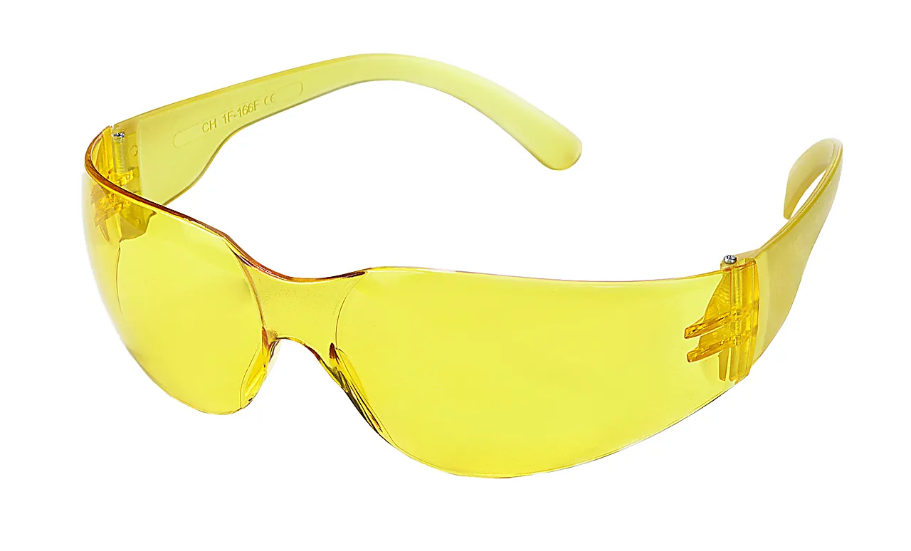 Vernebrille gult glass 3222 handi verneklasse en 166, en 170 Vernebrille gult glass 3222 handi verneklasse en 166, en 170