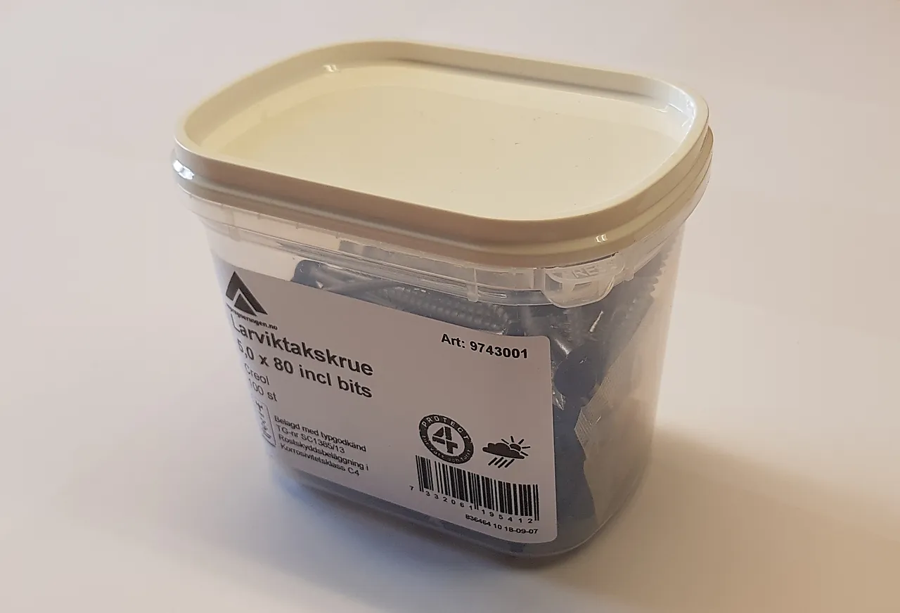 Takskrue creol 5,0 x 80 Takskrue creol 5,0 x 80