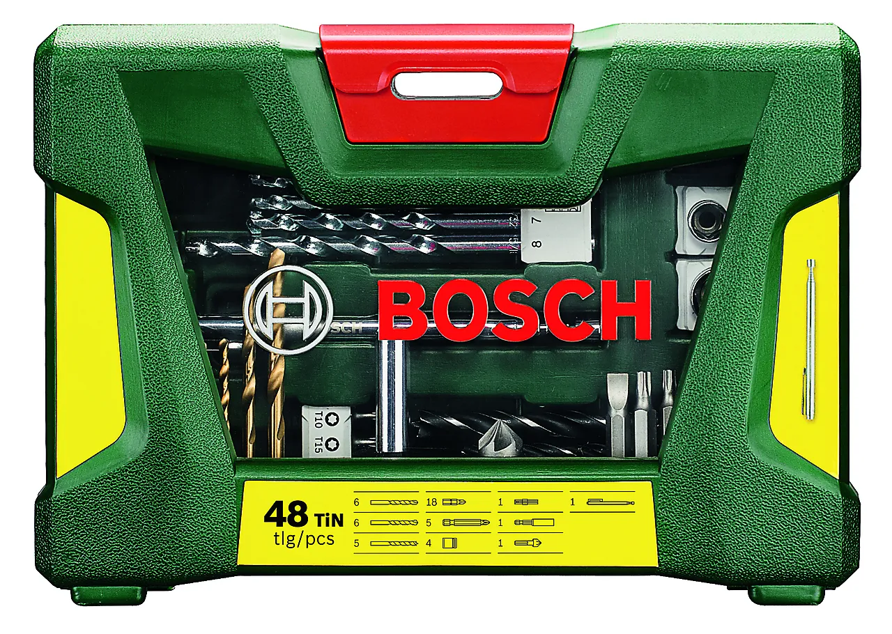 Bor og bits sett 48 deler
