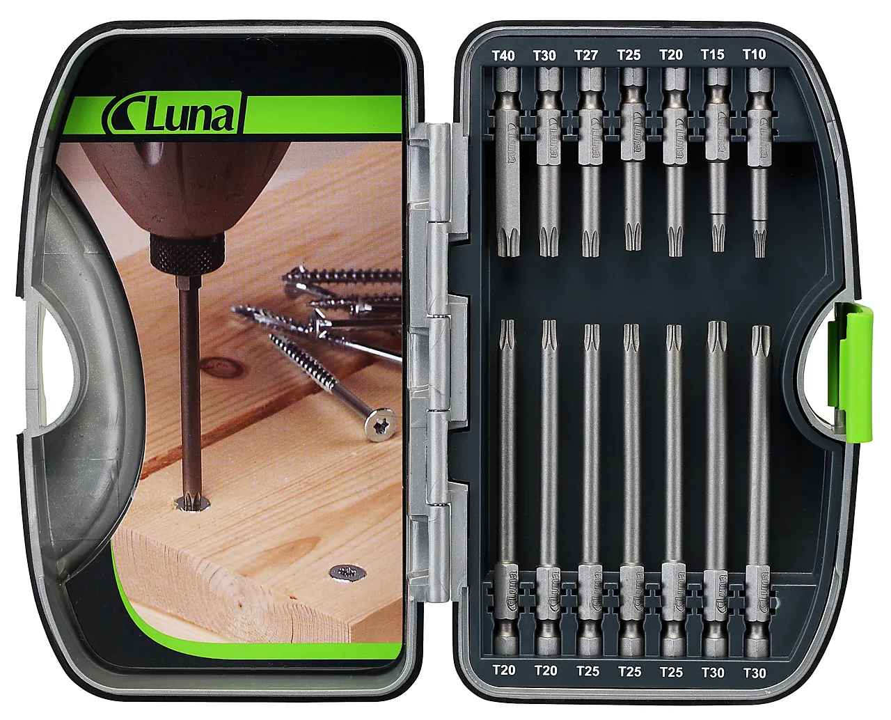 Bitssett 14 deler torx