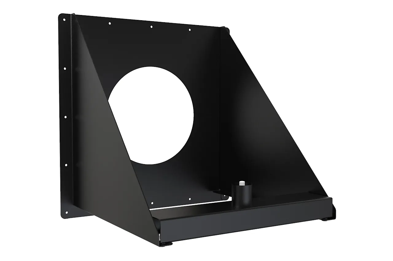 Veggkonsoll til bakanslutning NVI3000 svart lakk