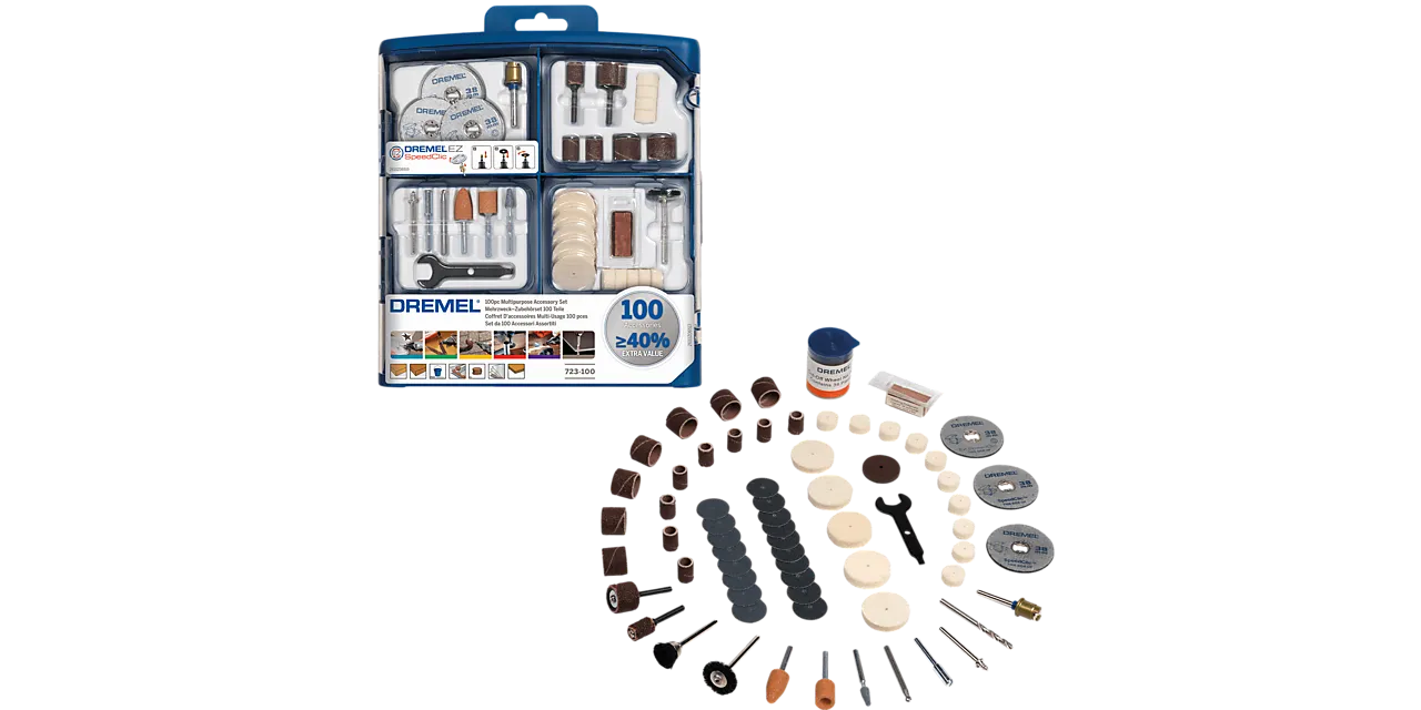 Tilbehør til multiverktøy 100 deler null - null - 2 - Miniatyr