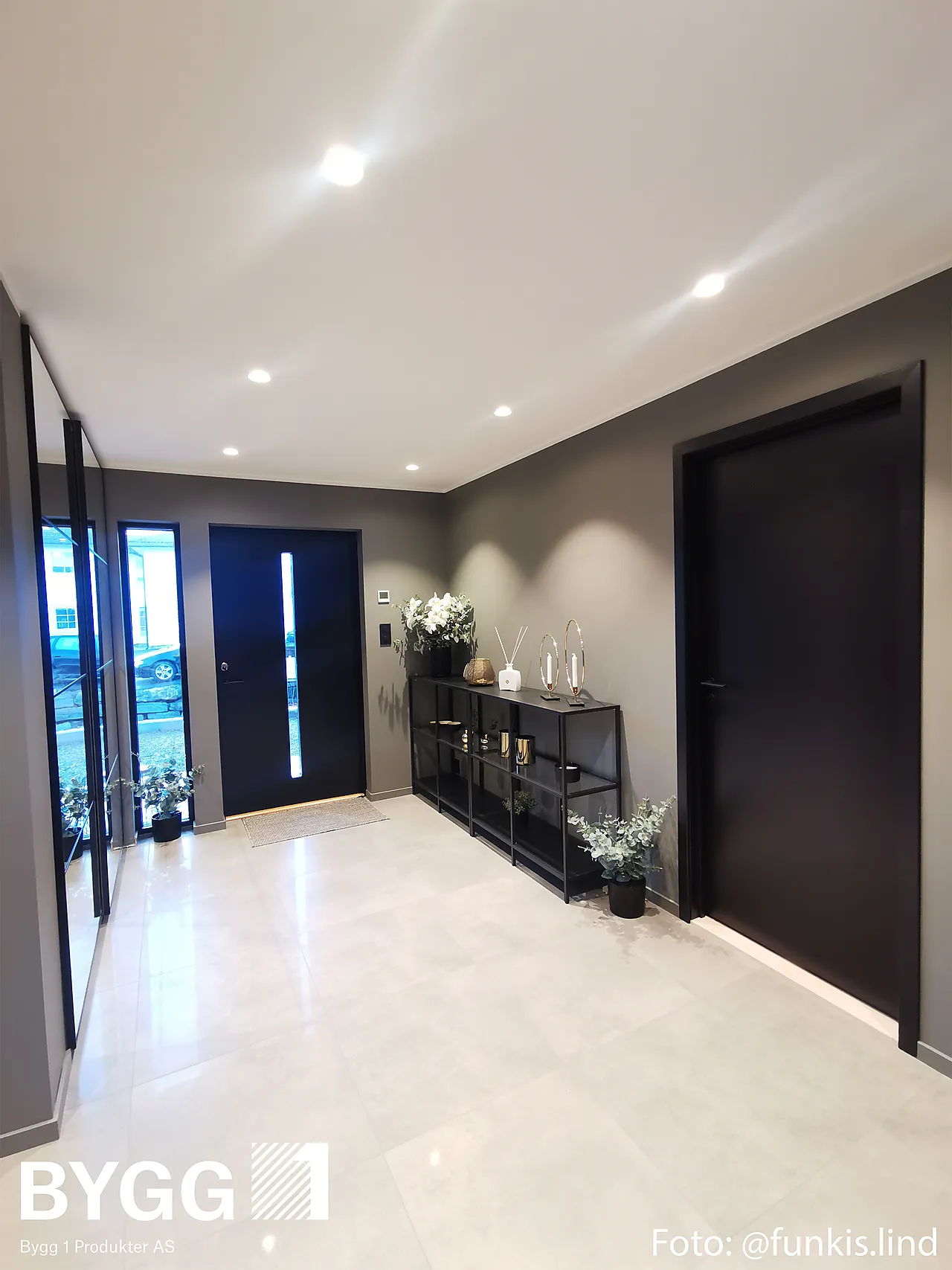 Dørblad innerdør Sletten Kompakt svart 70x210 cm null - 70x210 cm - 2 - Miniatyr