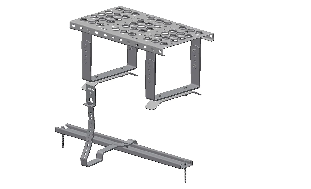 Topp platå tp f-230 sort ral 9005