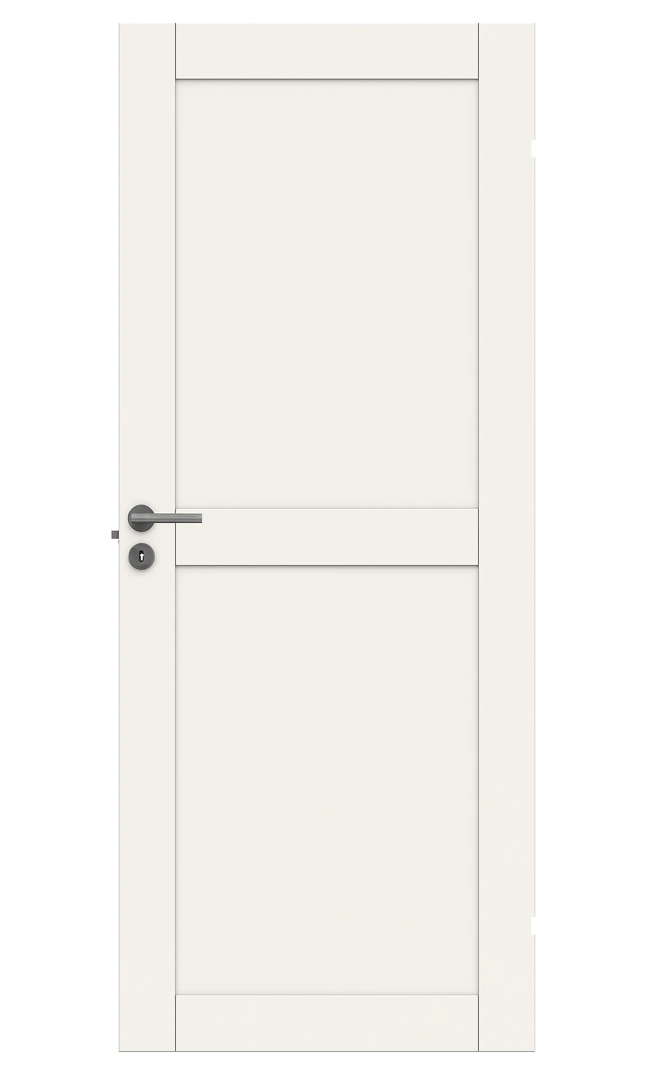 Dør unique 02l 9x21 hvit malt moderne fyllingsdør Dør unique 02l 9x21 hvit malt moderne fyllingsdør