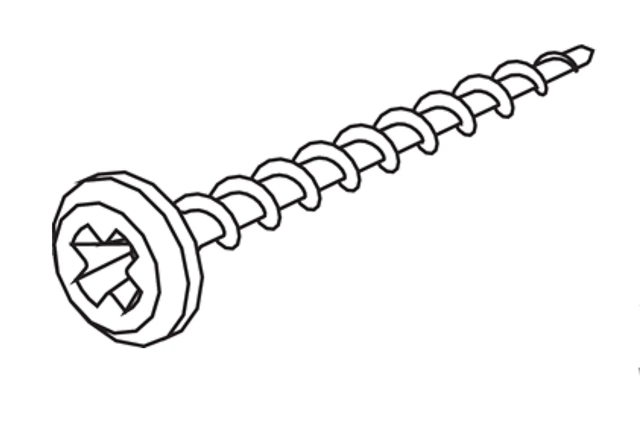 Inst.skrue f4057 l=35mm ecophon