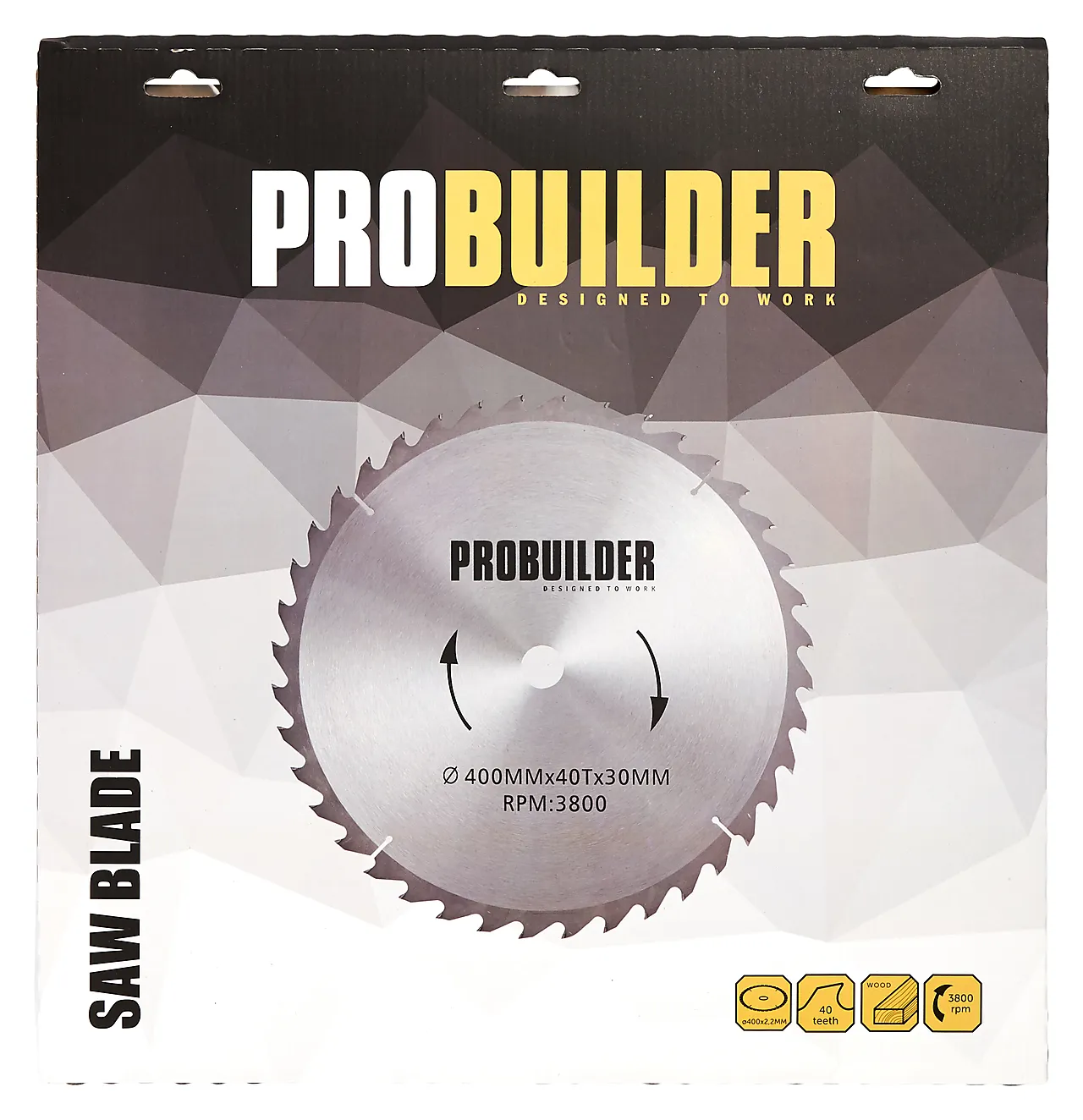 Sagblad vedkapp 400x30x3mm null - null - 2 - Miniatyr