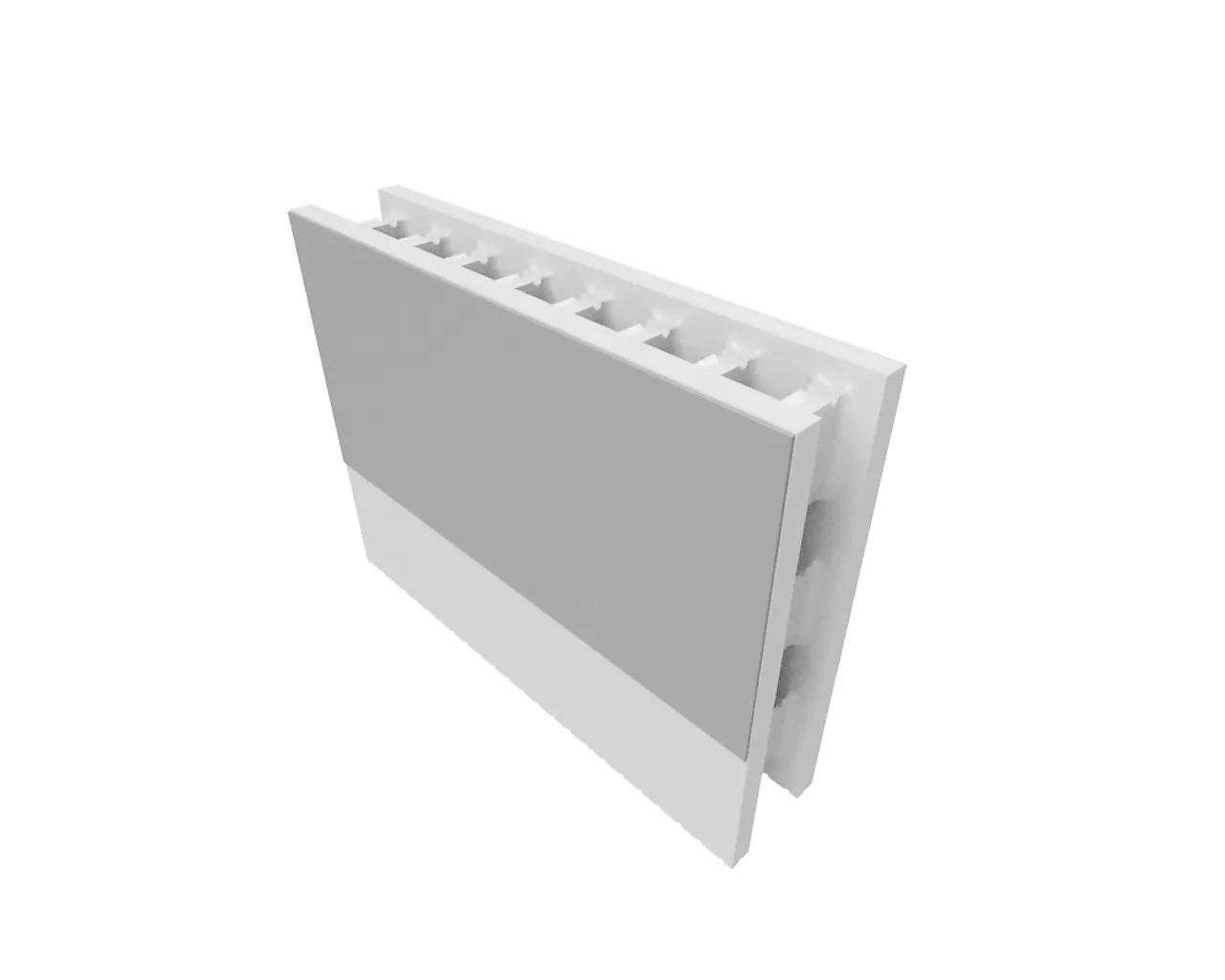 Ringmur ru 600 hjørne sps b plate topp begge sider