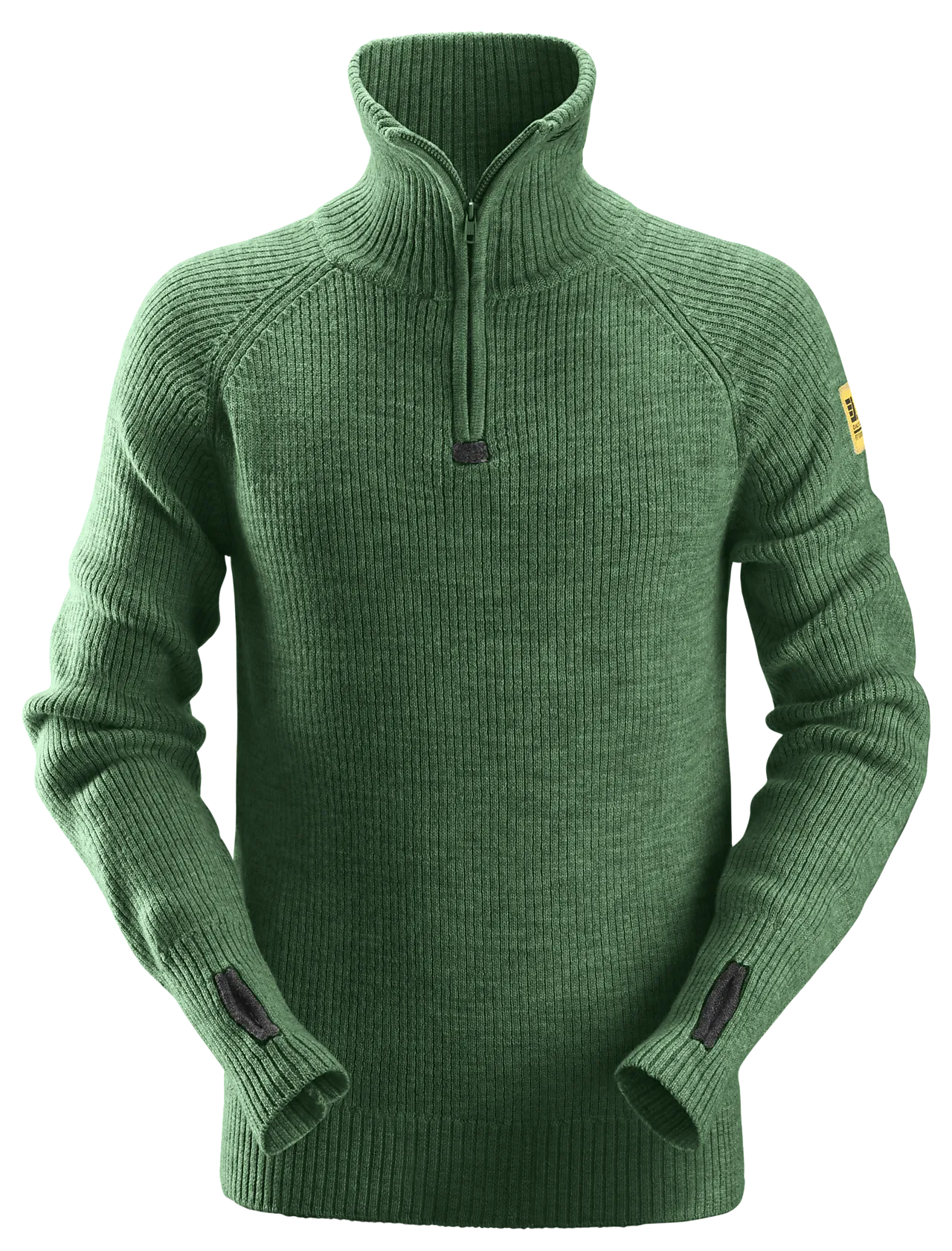 Ullgenser kort glidelås grønn str XL Ullgenser kort glidelås grønn str XL