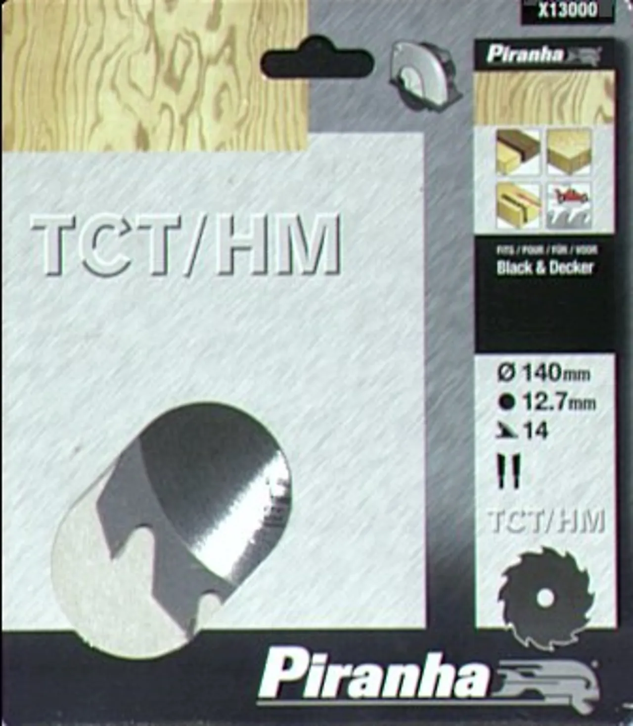 Sagblad ø 140x12 mm 7x14 x13000 Sagblad ø 140x12 mm 7x14 x13000