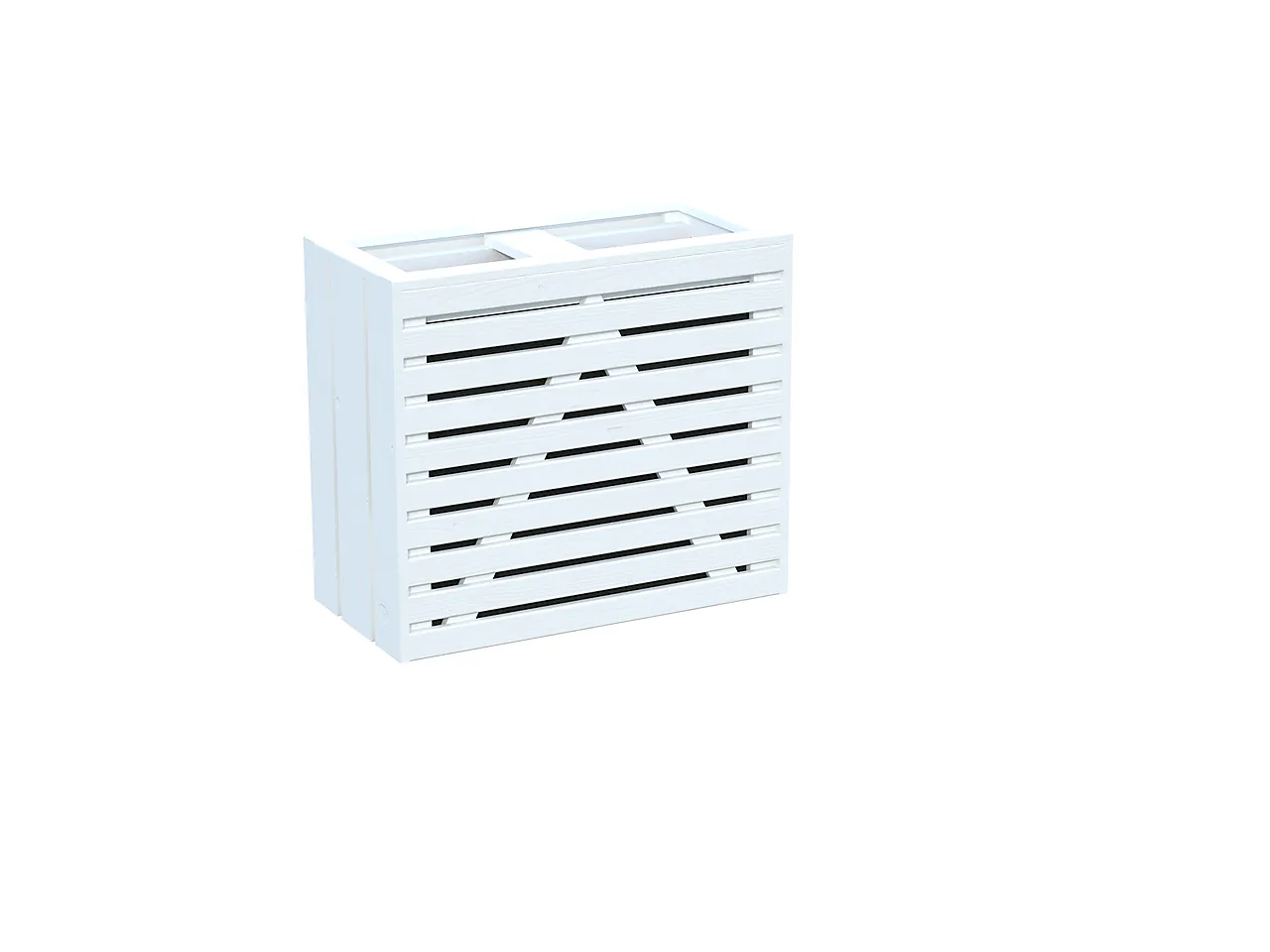 Blomsterkasse Melissa hvit 69x36x60 cm Blomsterkasse Melissa hvit 69x36x60 cm