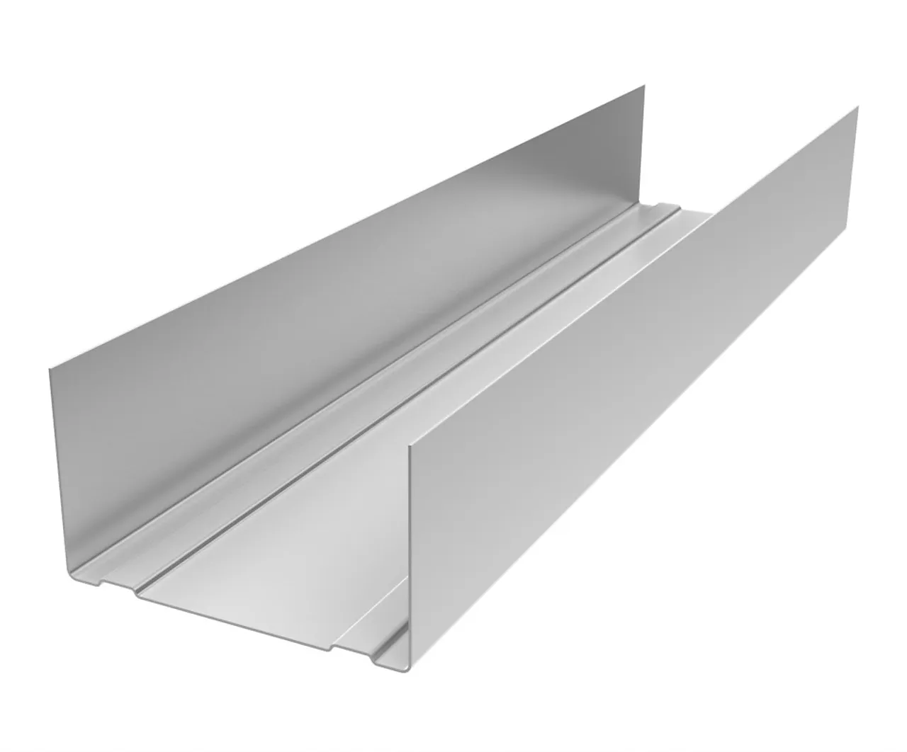 Stålprofil U-skinne 95/55/0,47 3000mm null - 95x55x3000 - 2 - Miniatyr