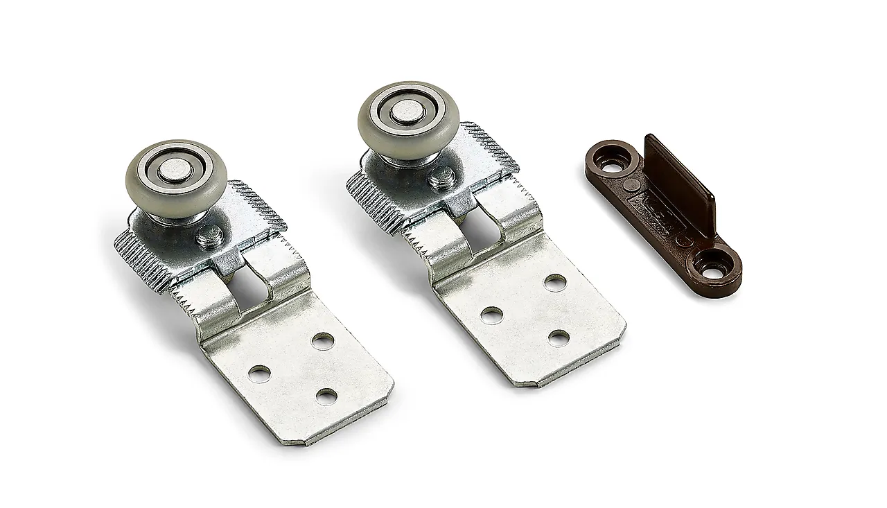 Beslagsett 3108 k-30 sb for garderobe - innerdør maks 30 kg