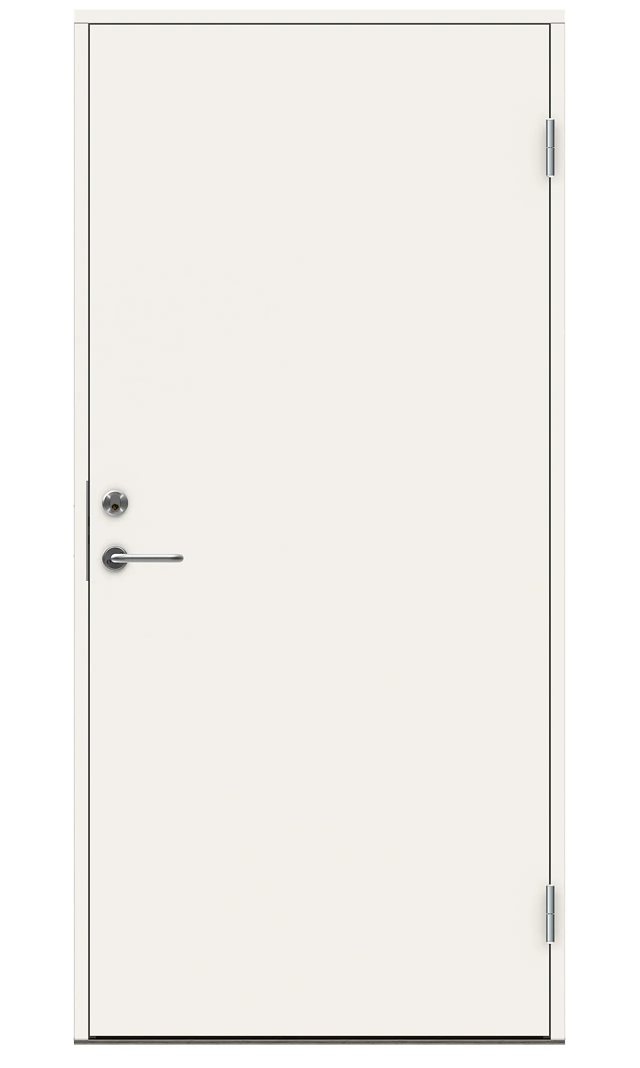 Dørsett yd p-1200 9x21v hvit m/sylinder clever-line Dørsett yd p-1200 9x21v hvit m/sylinder clever-line