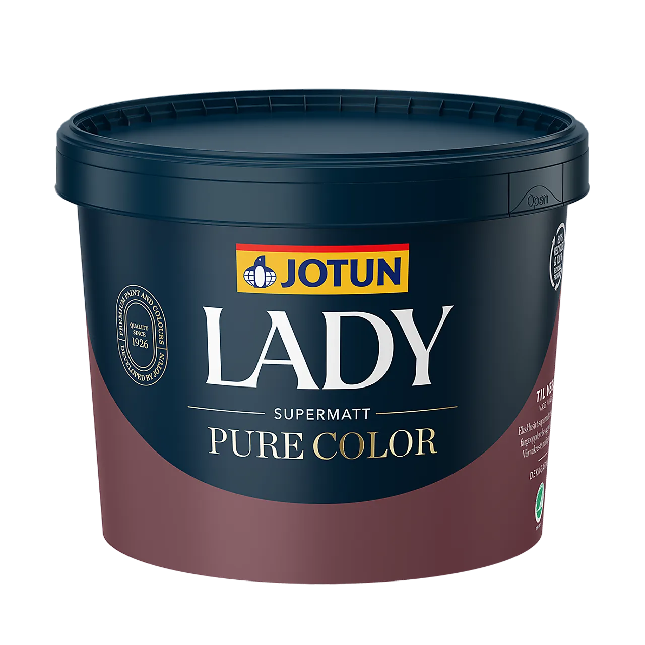 Lady pure color interiørmaling A-base 2,7 liter Lady pure color interiørmaling A-base 2,7 liter