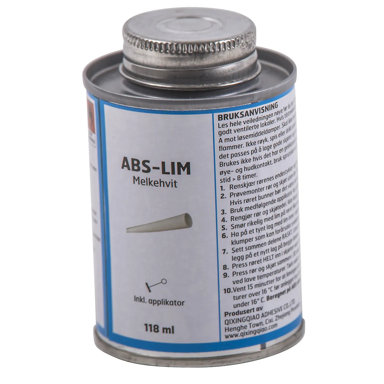 Sementlim abs 118 ml for sentralstøvsuger