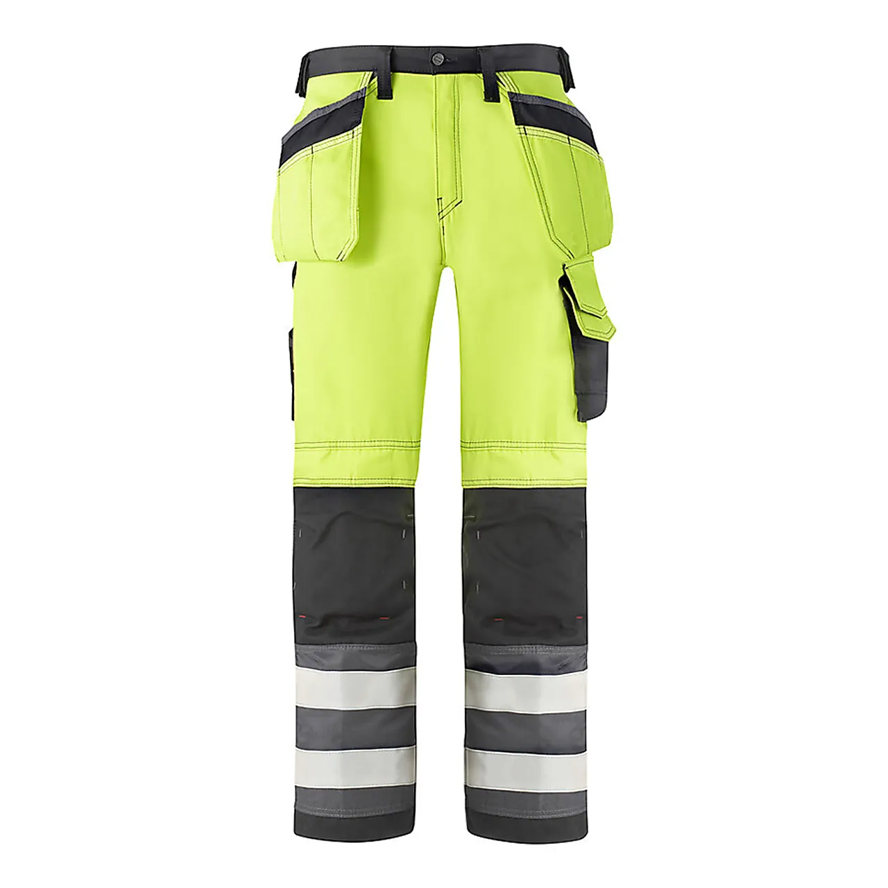 Håndverksbukse 3233 High Vis kl.2gul/sort str 88 null - null - 2 - Miniatyr