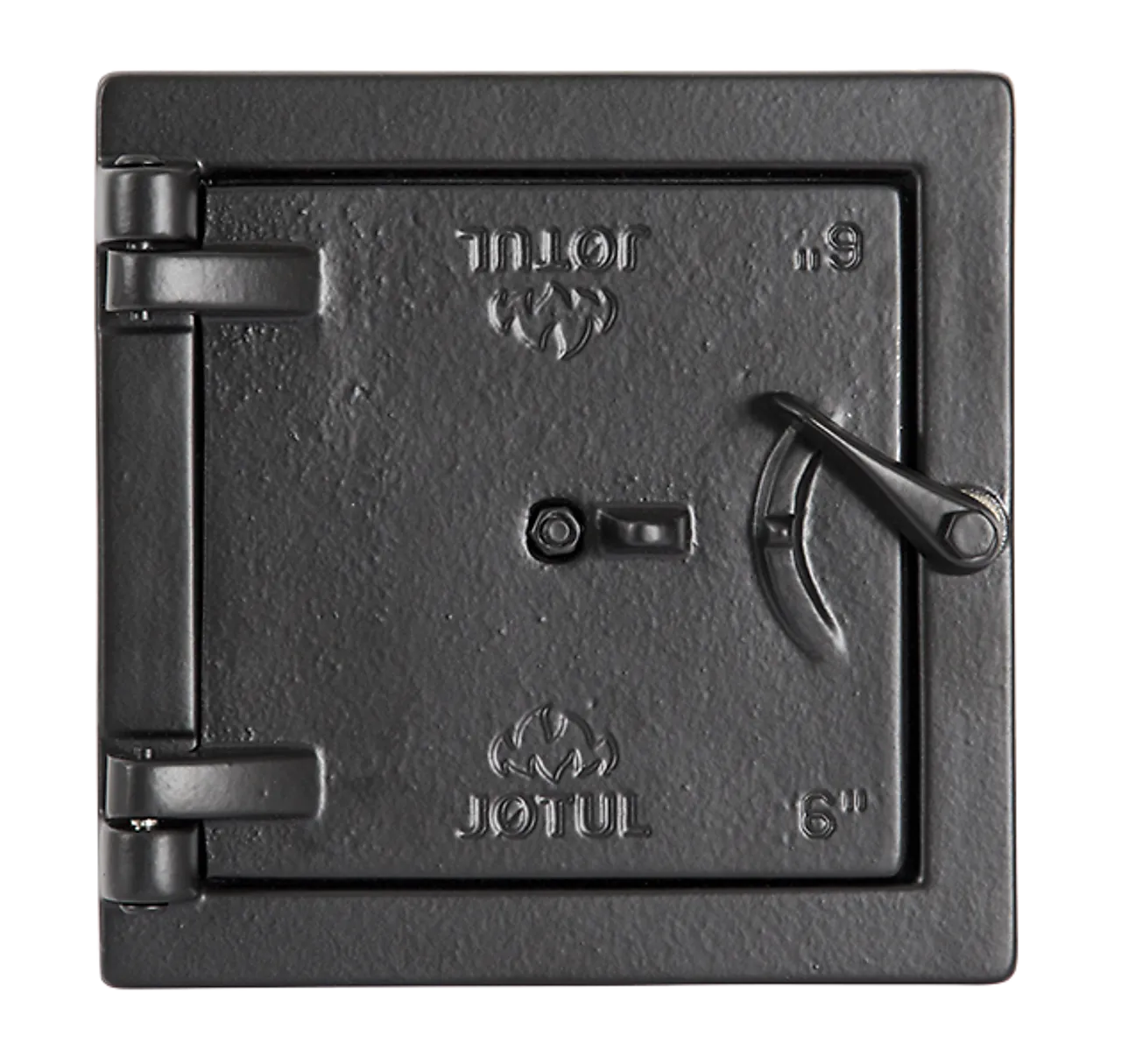 Feieluke støpejern 9” x 9” sort Feieluke støpejern 9” x 9” sort