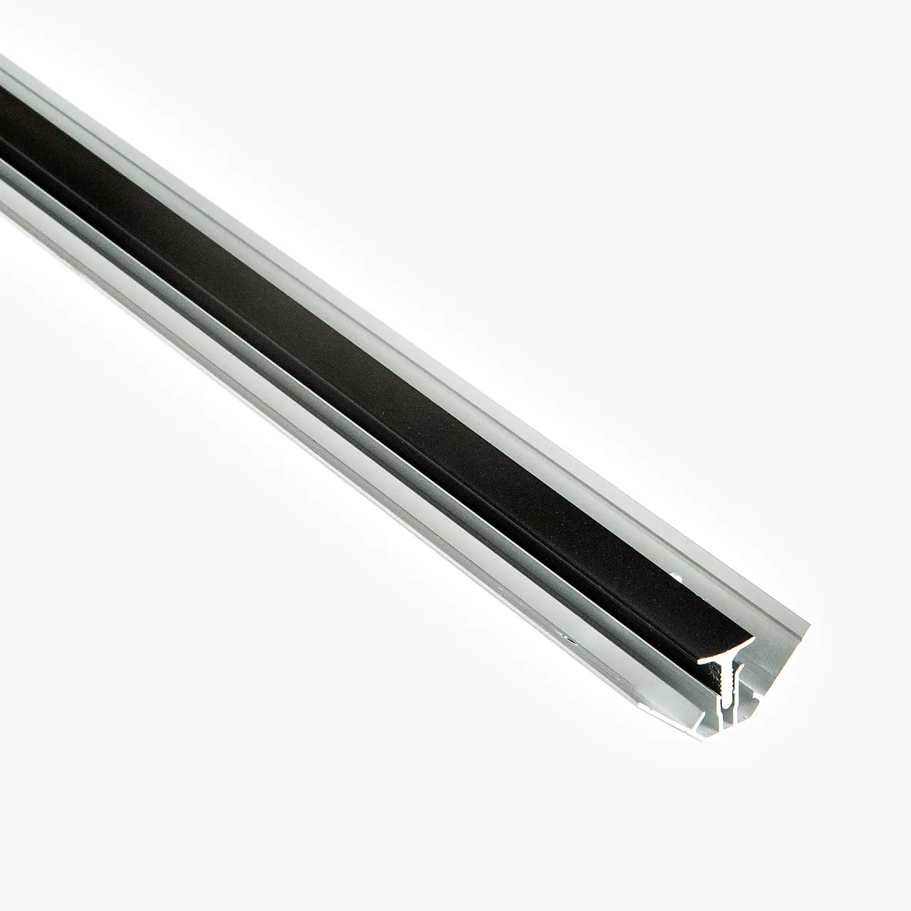 Fibo Hjørneprofil innvendig todelt sort 3000mm