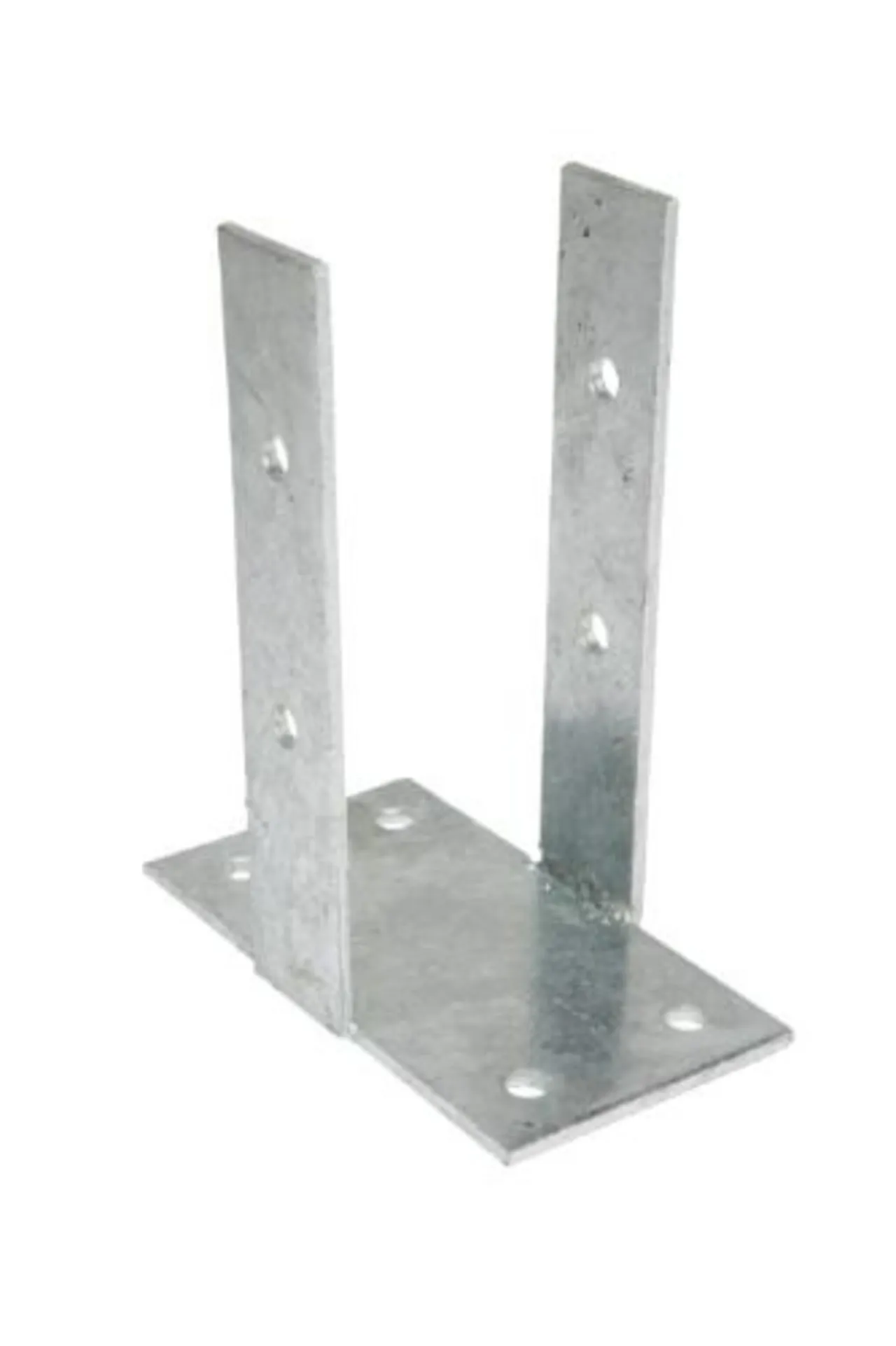 Stolpefot med plate galvanisert 90x90 mm Stolpefot med plate galvanisert 90x90 mm