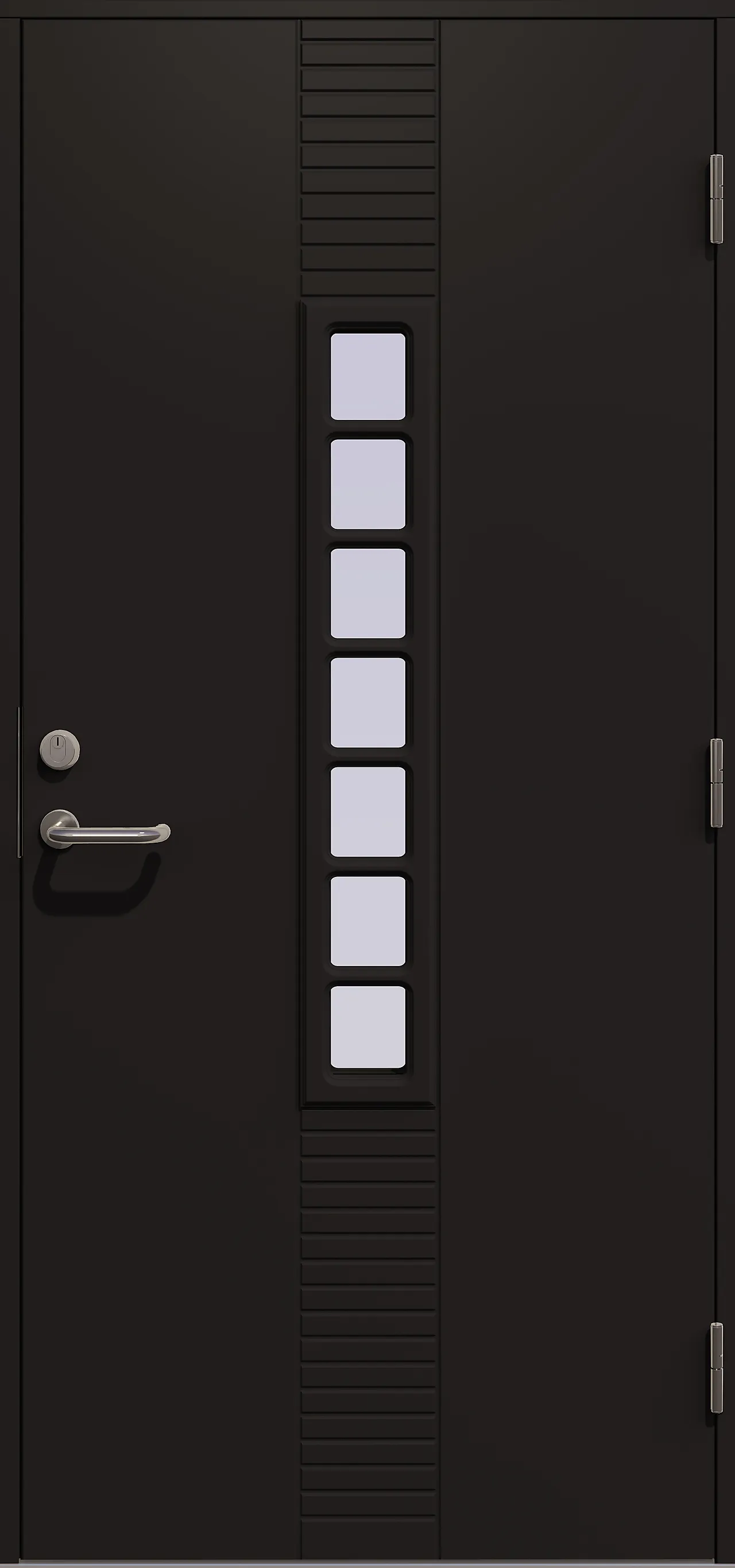 DØR YD ANDRE GL 10X21V SORT M GILJE MALT KARM GL=GLASS DØR YD ANDRE GL 10X21V SORT M GILJE MALT KARM GL=GLASS