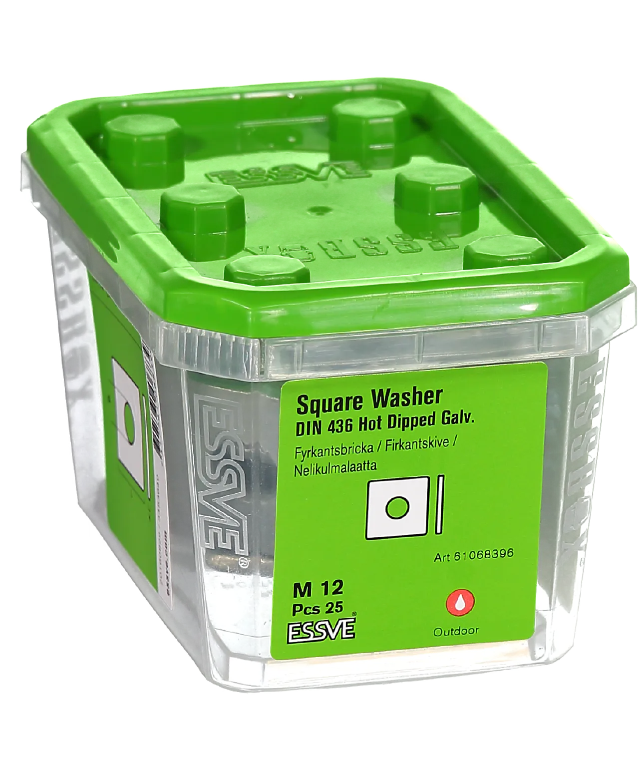 Firkantskive M12 FZV-25 null - null - 3 - Miniatyr