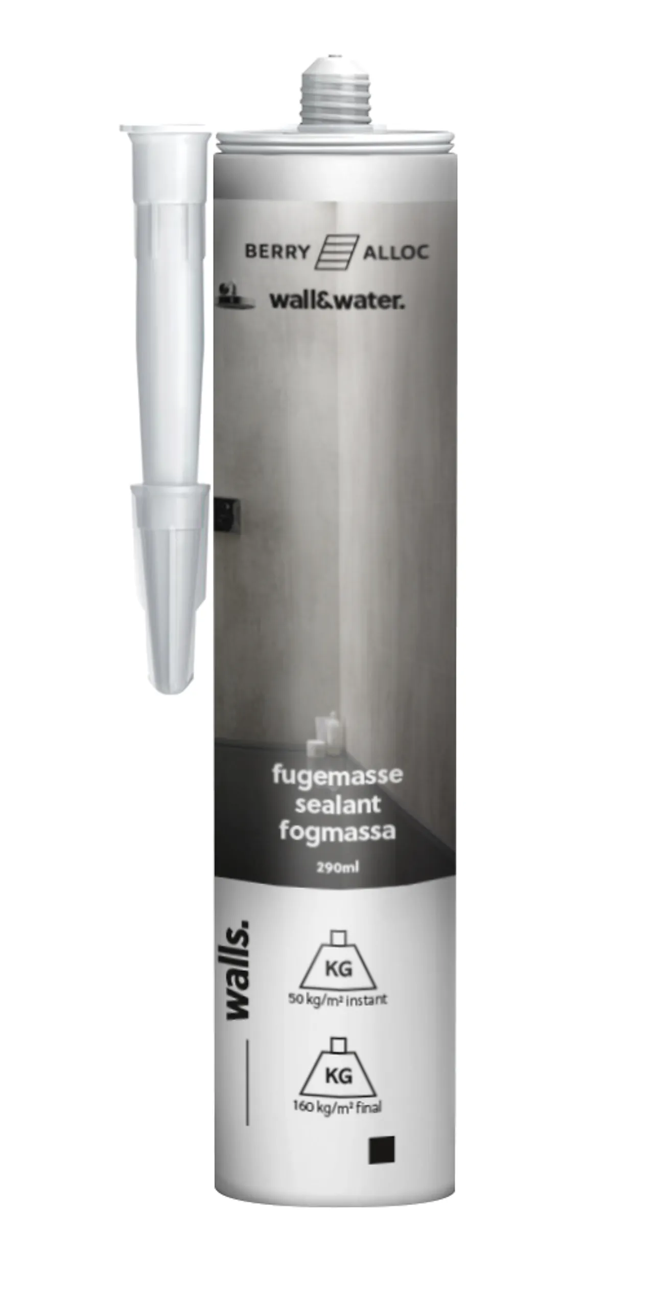 Fugemasse sealant light grey 290 ml Fugemasse sealant light grey 290 ml