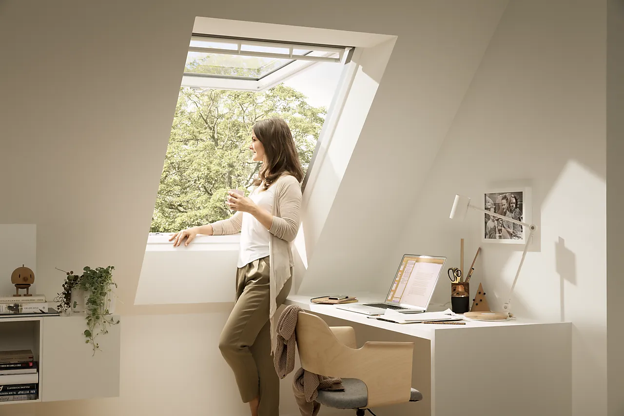 Takv topph 66x140 hvitm 3-lag gl velux topphengslet 3-lags glass Takv topph 66x140 hvitm 3-lag gl velux topphengslet 3-lags glass