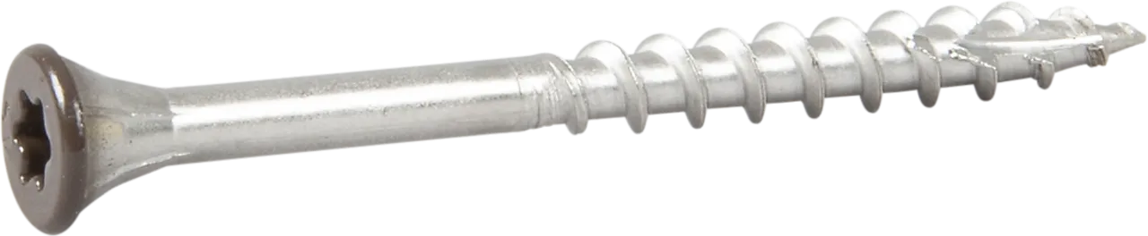 Fasadeskrue sh brun 4,4x45 a4-250 lakkert senkhode a4 syrefast stål