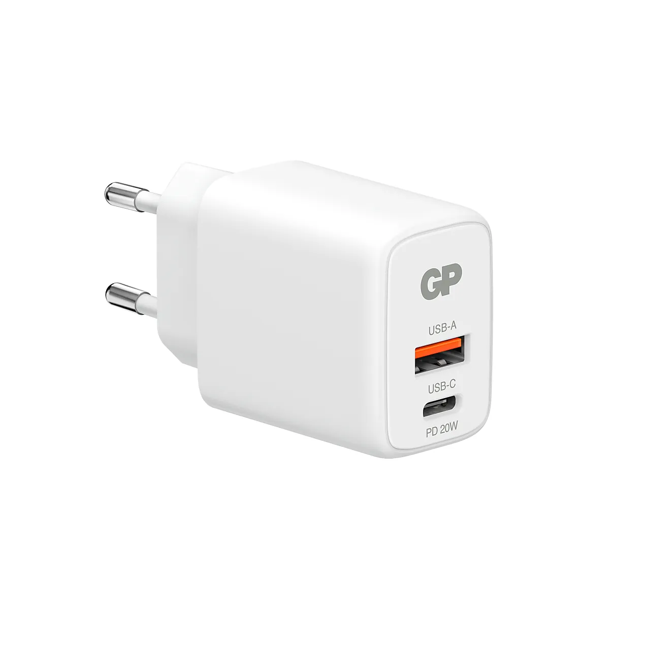 Vegglader PD 20W USB-A + USB-C