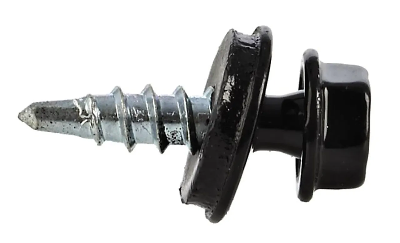 Farmerskrue 4,8x35 mm sort a 200 stk frs-hx sekskant bits pipe 8 mm Farmerskrue 4,8x35 mm sort a 200 stk frs-hx sekskant bits pipe 8 mm