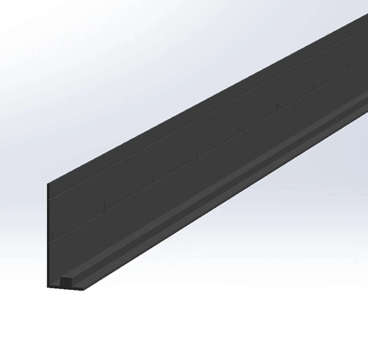 Smartpanel Wetwall Sokkellist sort