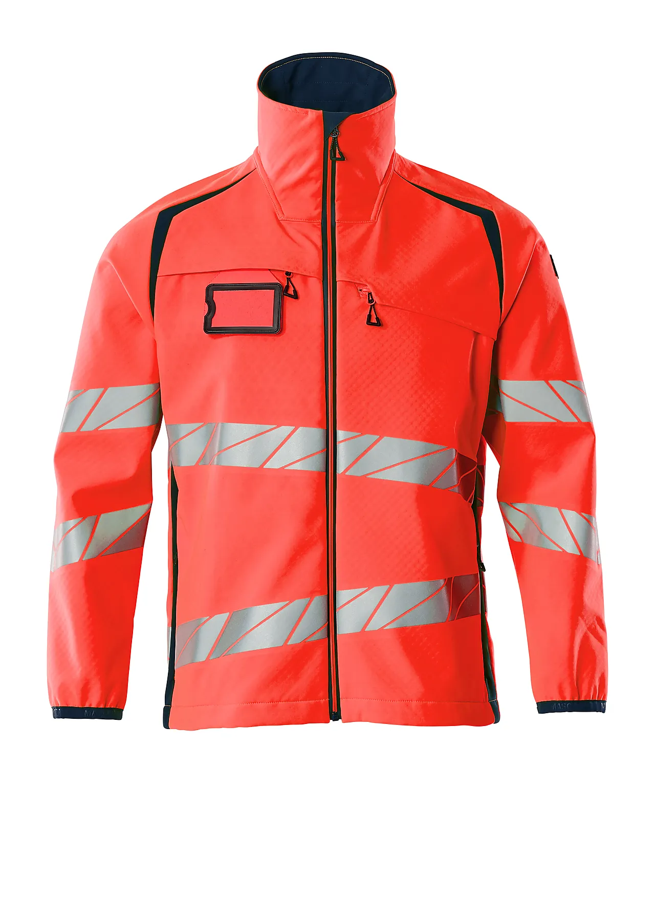 Softshelljakke 19002 rød/marine 2xl eniso 20471 klasse 2
