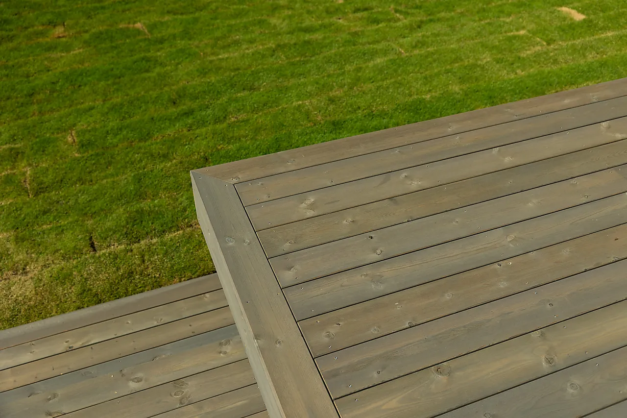 Terrassebord royalimpregnert grå Concise furu Uno 28x120 mm null - 28x120 - 3 - Miniatyr