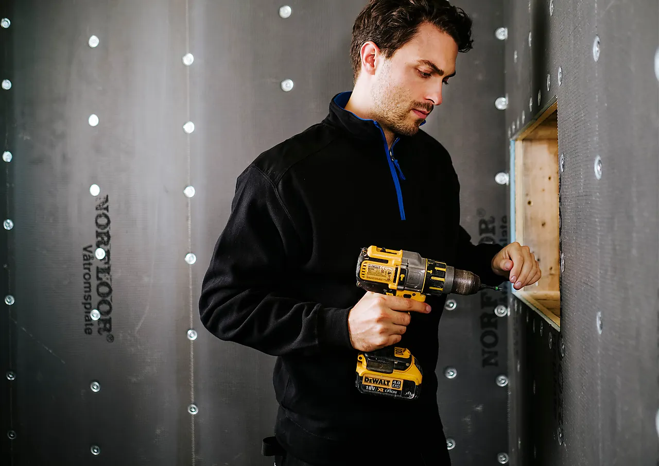 Genser mzip svart/kornb 3931 l svart/kornblå valdez Genser mzip svart/kornb 3931 l svart/kornblå valdez