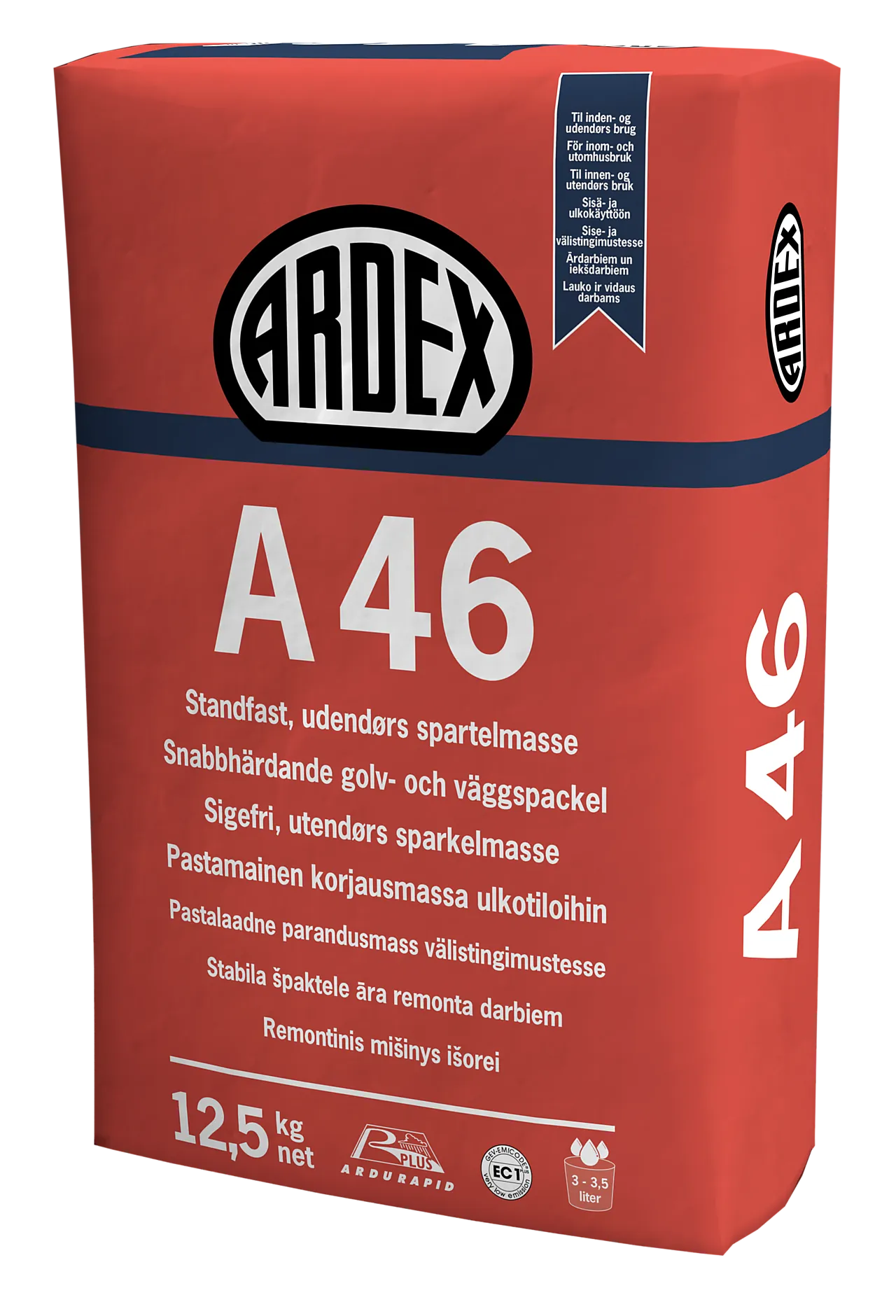 Sparkelmasse sigefri A 46 12,5 kg