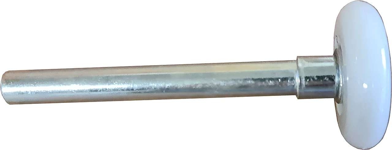 Løpehjul kort nakke 124mm/10mm 11mm aksel 46mm nylontrinse