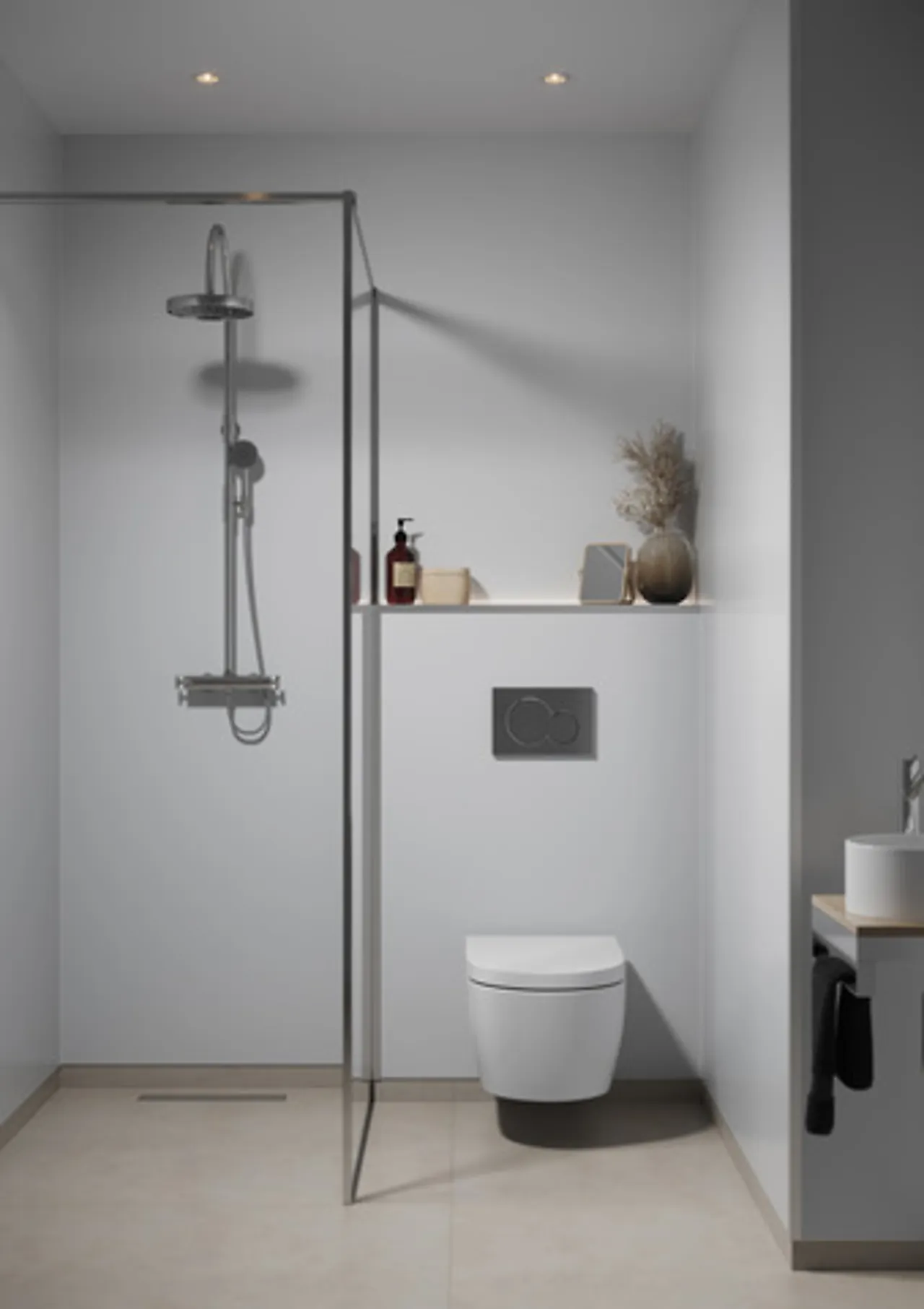 Baderomsp 172 s polargrå prosj 2720 polargrå 11x620x2720mm null - null - 2 - Miniatyr