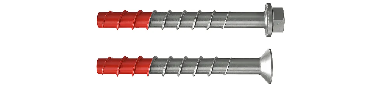 Betongskrue fbs 10x65/10 sk ultracut syrefast 6-kant tfix 50 stk null - null - 2 - Miniatyr