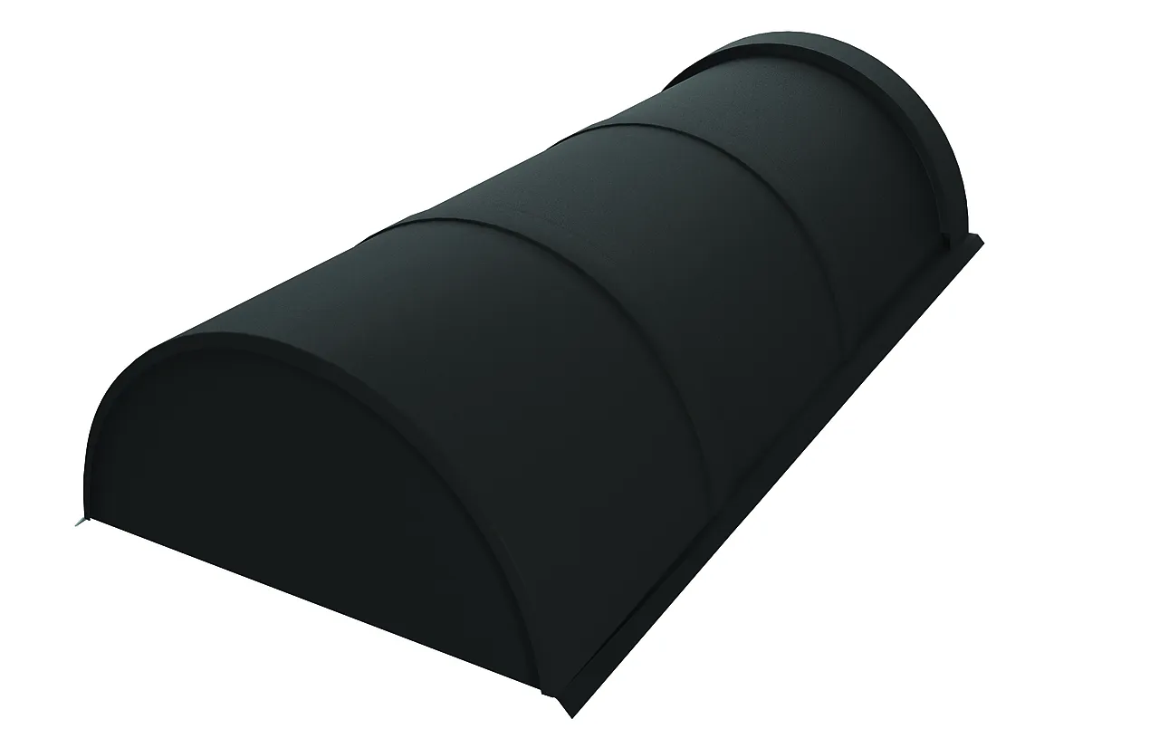 Decra slutt til møne Elegance matt sort Decra slutt til møne Elegance matt sort