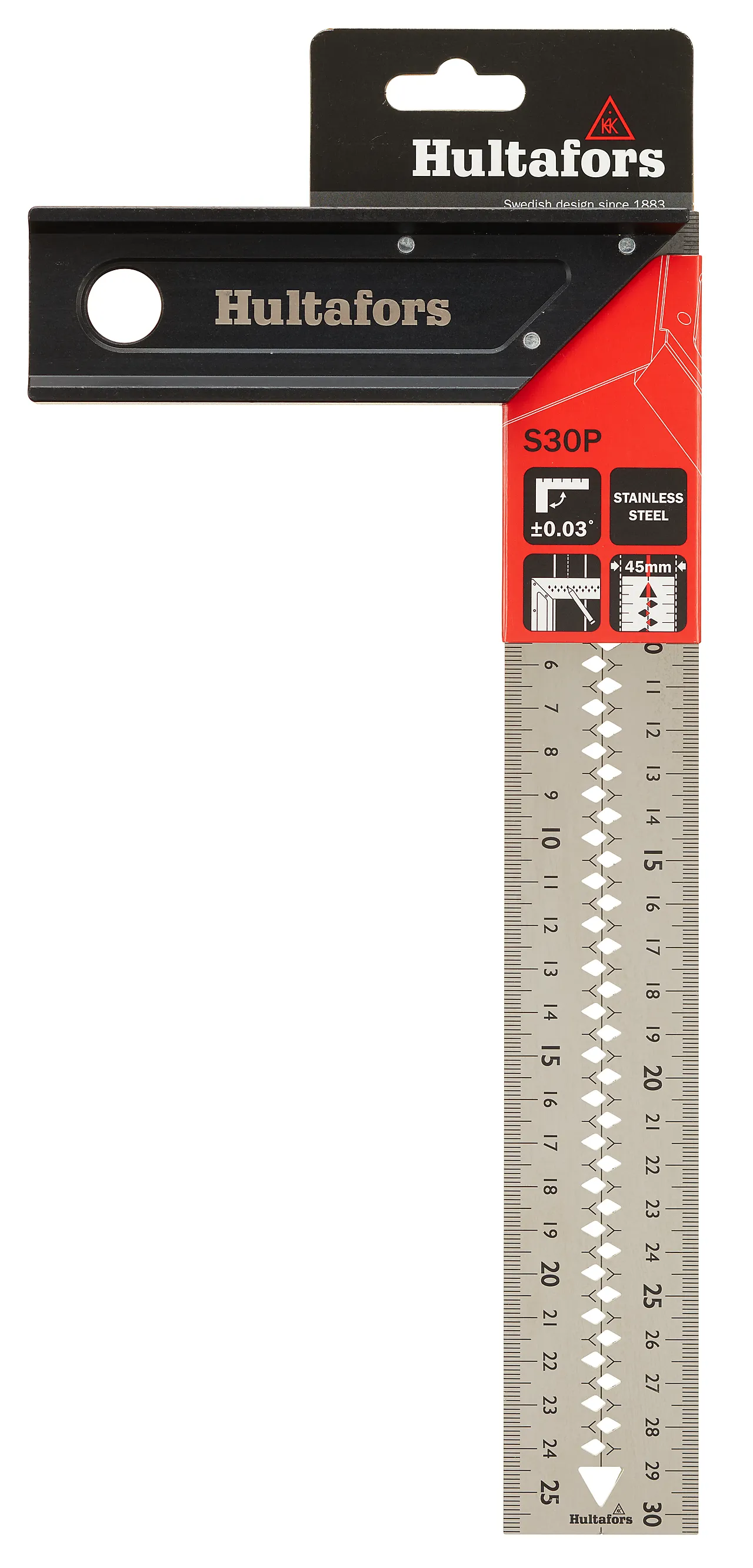 Vinkel proff S30P 30 cm hultafors null - null - 3 - Miniatyr