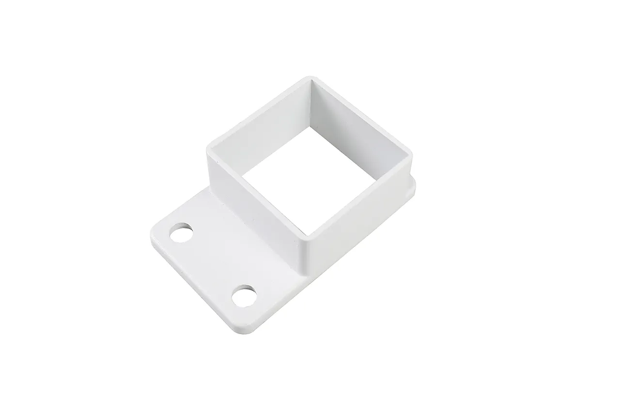 Brakett rekkverk aluminium 43 4 stk hvit Brakett rekkverk aluminium 43 4 stk hvit