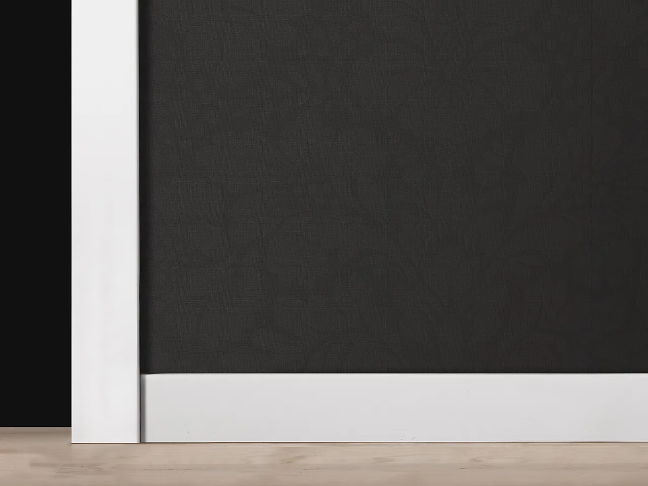 Gulvlist furu hvit bomull S0502-Y 12x58 mm null - null - 3 - Miniatyr